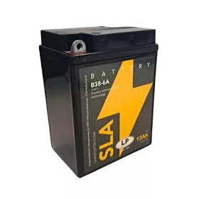   Landport SLA B38-6A 6V 13Ah/110A 117x82x160 jobb pozitív akkumulátor