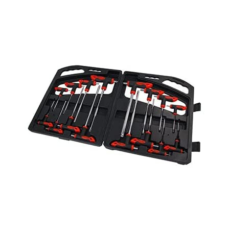 NE00189 T-kulcs torx és imbusz 16 db-os H2–H10, T10–T50