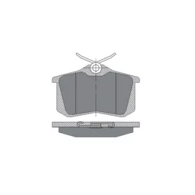   Hátsó fékbetét készlet – SCT SP113 (Audi, DS, Ford, Opel, Peugeot, Renault, Seat, Skoda, Volkswagen)