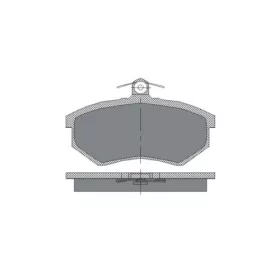   Első fékbetét készlet SCT 176 (Audi, Chery, Seat, Volkswagen)