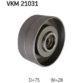   VKM 21031 vezérműszíj vezetőgörgő – 75 mm átmérő, 28 mm szélesség (1257120) (AUDI, Volvo, Volkswagen)