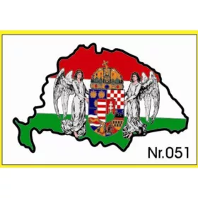Nagy Magyarország címeres műgyantás – 051