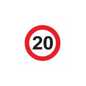 Sebességhatároló matrica 20km/h – 557