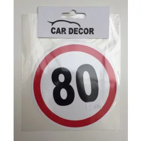 Sebességhatároló matrica 80km/h – 559