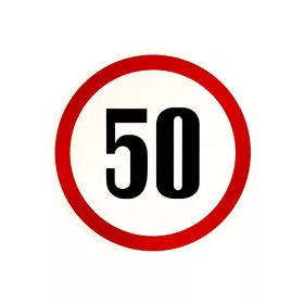 Sebességhatároló matrica 50km/h – 562