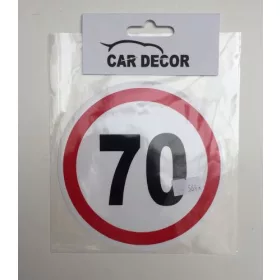 Sebességhatároló matrica 70km/h – 564