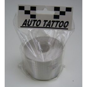 Fényvisszaverős csík fehér öntapadós 5cmx10m – 821