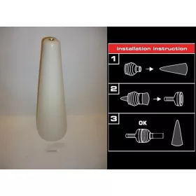 FÉLTENGELYGUMI felrakó kúp 114U00C