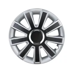 14" Flash Ezüst-Fekete Dísztárcsa  1 db