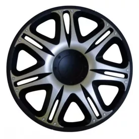 13" Nascar Black Silver Dísztárcsa  1 db