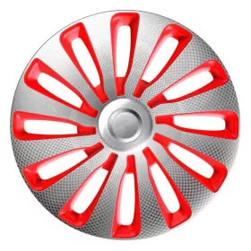 14" Sepang Carbon Silver Red Dísztárcsa  1 db