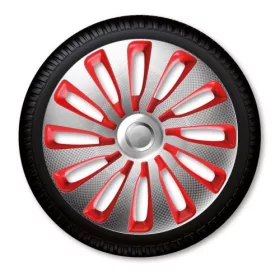 16" Sepang Carbon Silver Red dísztárcsa  1 db