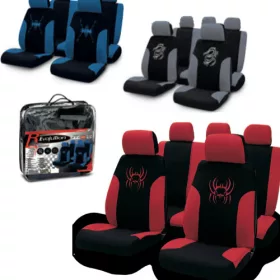 Üléshuzat szett Tribal profi fekete-kék 17075