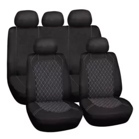 Üléshuzat szett – Spiderweb, fekete-szürke – 10030