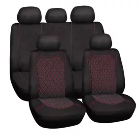 Üléshuzat szett – Spiderweb, fekete-piros – 10031