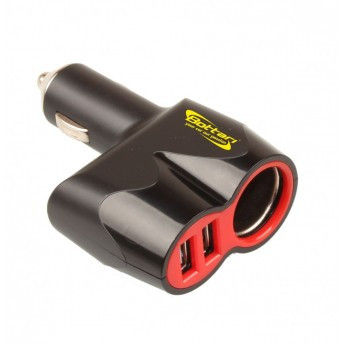 Szivargyújtó elosztó + 2 USB 30327