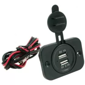 USB aljzat 12–24V / 2 USB 2,1A 30211
