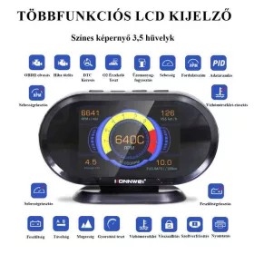 Konnwei KW206 fedélzeti számítógép / OBD HUD kijelző