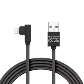   Delight 55444M-BK Micro USB Adat- és Töltőkábel, 2 m, Fekete