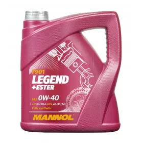   Mannol Legend Ester 0W-40 4L (7901) – Teljesen szintetikus motorolaj