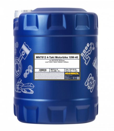 Mannol 4-takt motorbike 4t 10w40 10l 7812 olaj ester bázisú (motorolaj)