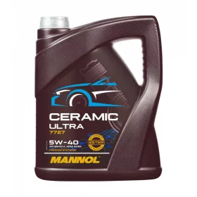   Mannol Ceramic Ultra 5W40 5L 7727 SN/CH-4 ACEA A3/B4 PSA B71 2296 VW 505 00 (motorolaj)