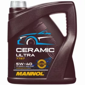 Motorolaj – Mannol 7727 Ceramic Ultra – 5W40 – 4 liter