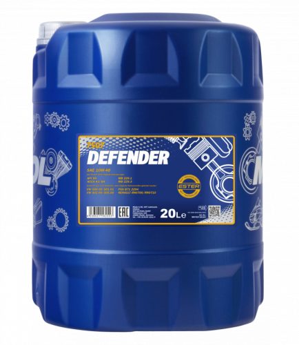 Mannol defender 10w40 20l 7507 olaj sl/cf a3/b3 501.01/505.00 (motorolaj)