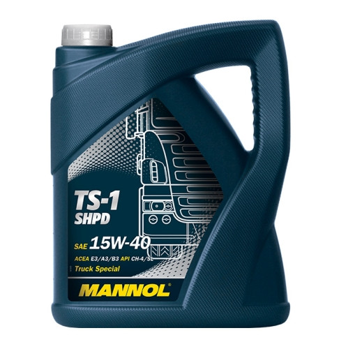 MANNOL SHPD TS-1 15W-40 5L (7101, API CH-4/SL, ACEA E7, A3/B4, MB 228.3, 229.1)