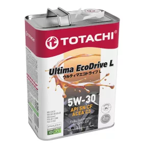   Totachi Ultima Ecodrive L 5W30 4L SN/CF ACEA C3 Dexos2 MB 229.51 502/505.01 PSA Fiat (motorolaj)