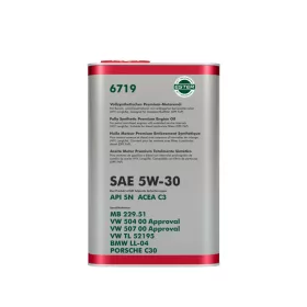   OEM FF Volkswagen Audi Skoda Seat Gyári Olaj 5W30 1L 6719 API SN ACEA C3 507 00 52195 LL-04 229.51 (motorolaj)
