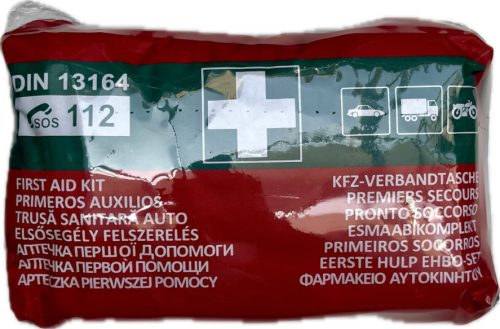 Mentődoboz  b jelü gyöngyvászon tasakban eu / din13164 szabvány elsősegélydoboz felszerelés