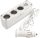 Szivargyújtó elosztó 3-as + USB WF-0096 0120