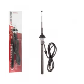 Teleszkópos krómozott autóantenna – 94 cm