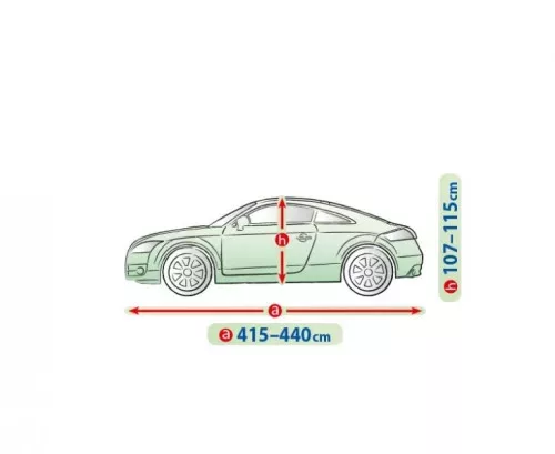 Autóponyva – Kegel Mobil Garázs Coupe L – 415-440 cm