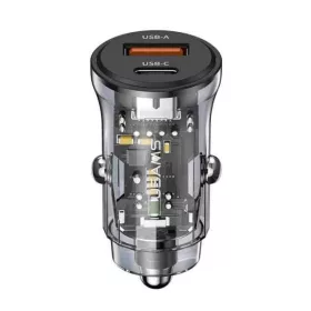   Autós gyorstöltő 07AC – 20W – Quick Charge 3.0 – 12-24V