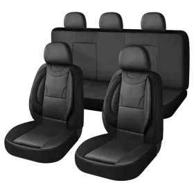   Univerzális üléshuzat szett – 11 részes – légzsákos – műbőr – fekete (203-5BK)