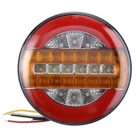 Hátsó lámpa kerek ledes 3 funkciós 12-24V 140mm W15655-2