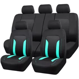   9 részes, két helyen osztható univerzális üléshuzat szett – légzsák kompatibilis – mentol/fekete (AD9341MT)