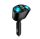 Autós töltő 2 USB porttal + 2 szivargyújtó + PD QC3024 (13115)
