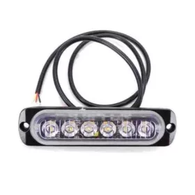   Stroboszkóp 12 LED-es, sárga, E-jeles, 12–24V, W13891-1 (18042)