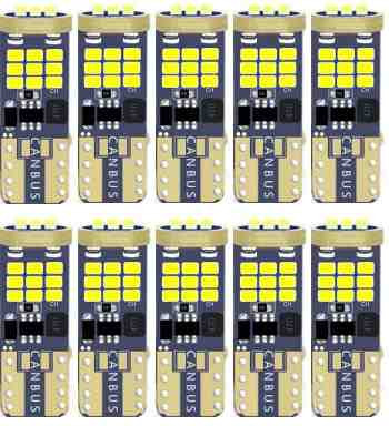 LED T10-2016-27LED – W5W helyzetjelző – canbus – 12/24V – 19056
