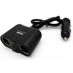   Szivargyújtó elosztó, 2 aljzattal, állítható fejjel, 12/24V, max. 100W – 13238