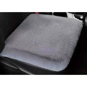 Ülésvédő puha szőrős első ülésre szürke 01860