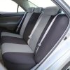 Autolife 01433 9 részes univerzális üléshuzat szett – szürke-fekete, légzsákos, osztható
