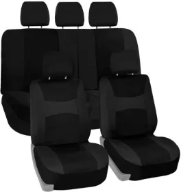  Autolife 01495 9 részes univerzális üléshuzat szett – fekete, légzsákos, osztható