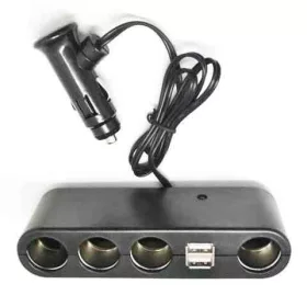   Szivargyújtó elosztó USB-vel – 12/24V (AE-WF0120) – Autolife