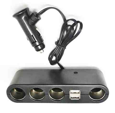 Szivargyújtó elosztó+  usb 12/24v      (ae-wf0120)     autolife