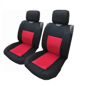   Trikó üléshuzat fejtámla huzattal, piros – párban (23087R / 02249)