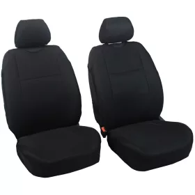   Trikó üléshuzat fejtámla huzatokkal – fekete, párban (Autolife 23087BK / 01921)